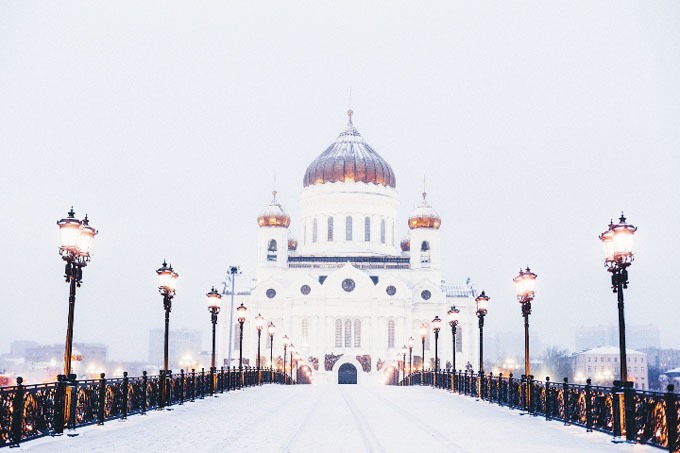 Tuyết rơi kỷ lục ở thủ đô nước Nga