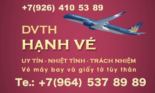 DVTH Hạnh vé, vé máy bay, giấy tờ, điện thoại +7(964) 537 89 89