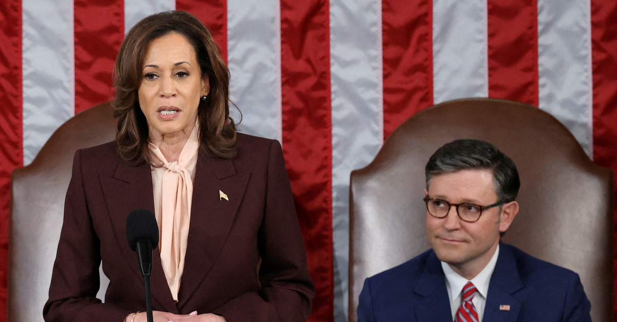Bà Harris chủ trì phiên họp quốc hội xác nhận chiến thắng của ông Trump