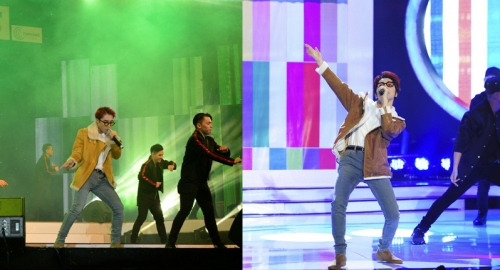 'Nhái' y chang Sơn Tùng-MTP, Hòa Minzy khiến BGK cười phấn khích