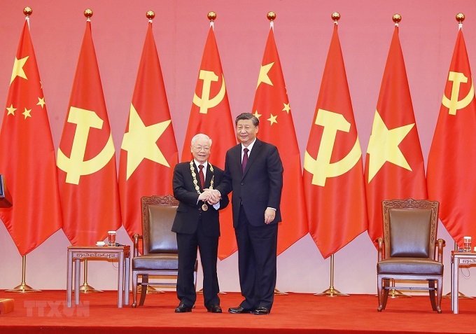 TBT, Chủ tịch nước Tập Cận Bình trao Huân chương Hữu nghị tặng TBT Nguyễn Phú Trọng
