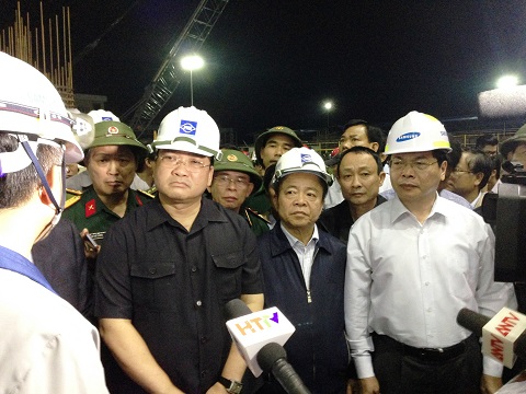 Hà Tĩnh thông tin về vụ sập giàn giáo công trường Formosa