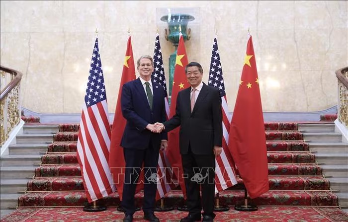 Trung Quốc, Mỹ tiếp tục ngày đàm phán thương mại thứ hai tại Anh
