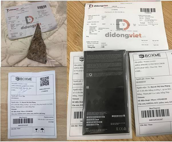 Mua iPhone 12 Pro Max giá 32 triệu đồng, khách nhận được... cục gạch