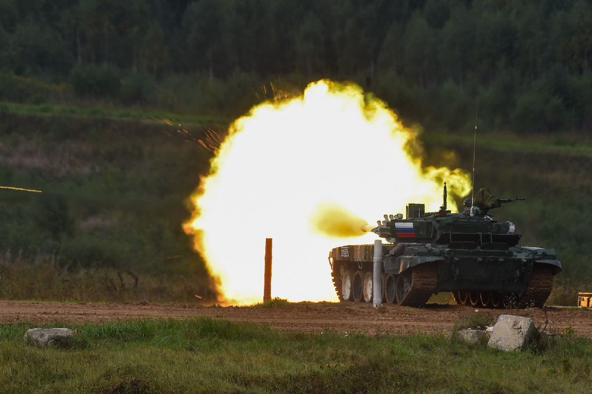 Kết quả ngày thi đấu thứ ba của nội dung 'Xe tăng hành tiến' tại Army Games 2021