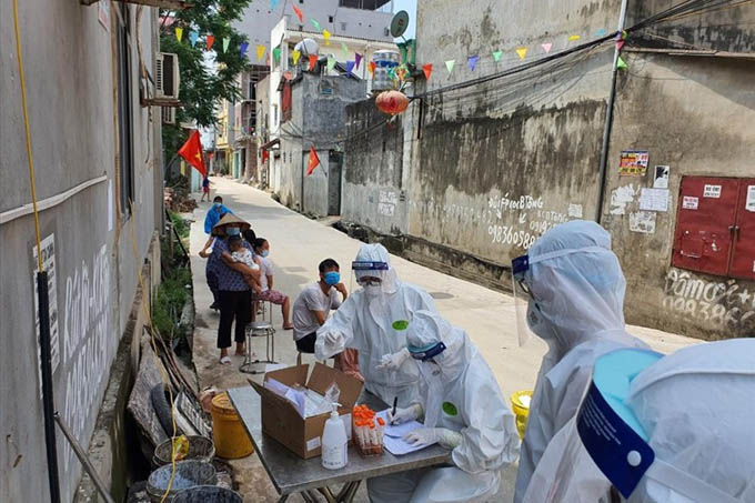 Thêm 6 ca COVID-19 cộng đồng tại quận Hoàng Mai, Hà Nội có 46 ca COVID-19 trong ngày 21/7