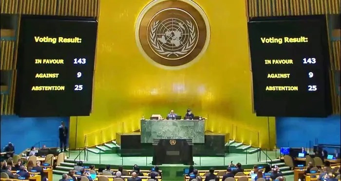Đại hội đồng LHQ thông qua nghị quyết quan trọng về Palestine
