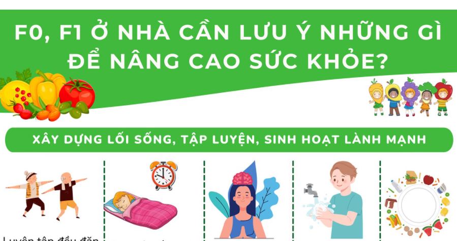 F0, F1 ở nhà cần lưu ý những gì để nâng cao sức khỏe?