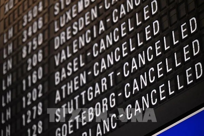 Đức: Đình công tại sân bay tiếp tục kéo dài đến thứ Sáu