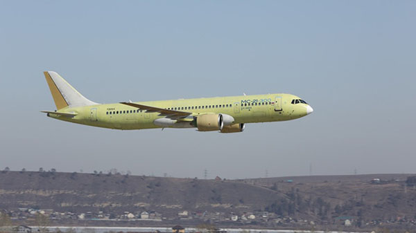 Máy bay Nga được kỳ vọng là đối thủ của Boeing Max