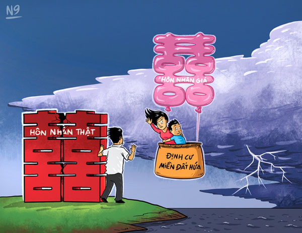 Cay đắng kết hôn giả : Tan nát ở Mỹ