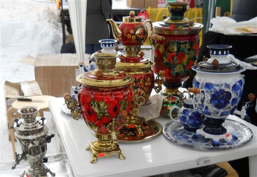 Ấm Samovar - quà lưu niệm của nước Nga