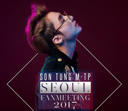 Sơn Tùng M-TP là ca sĩ Việt đầu tiên tổ chức họp fan ở Hàn Quốc