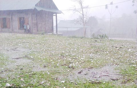 Chiều tối 17/4, mưa đá có thể xuất hiện ở nhiều nơi