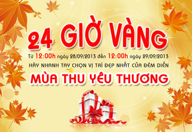 24 GIỜ VÀNG: Cùng đến và chia sẻ cảm xúc về mùa thu trong đêm nhạc 