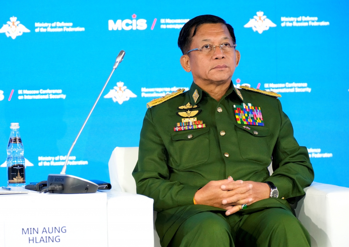 Tổng Tư lệnh quân đội Myanmar thăm Nga lần thứ 2 trong chưa đầy 2 tháng