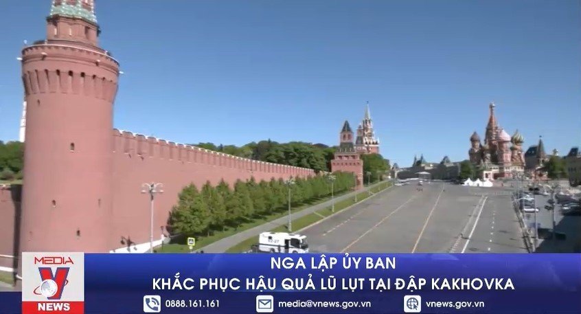 Nga lập ủy ban khắc phục hậu quả lũ lụt tại đập Kakhovka