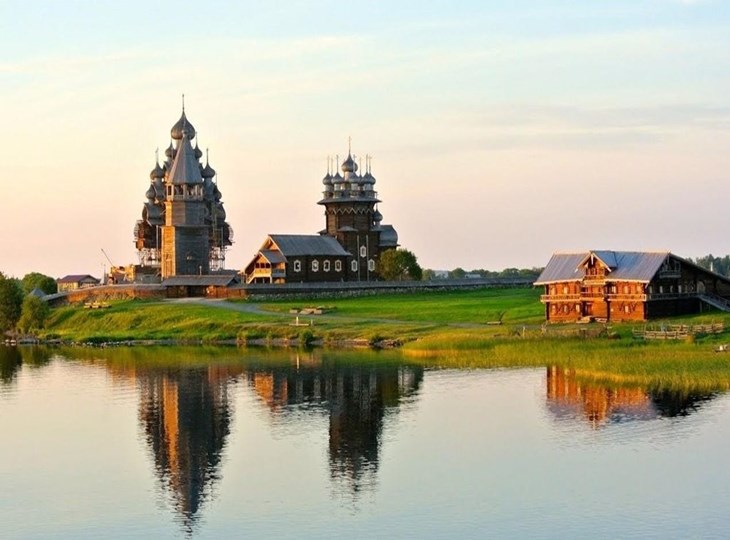 Khung cảnh làng quê Nga đẹp nao lòng trên dòng sông Volga