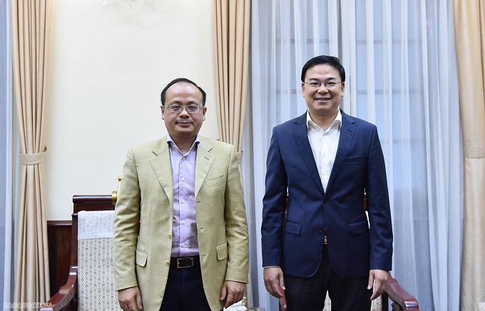 Thứ trưởng Ngoại giao Phạm Quang Hiệu tiếp Chủ tịch Hội người Việt Nam tại Nga