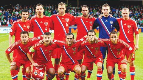 Đội tuyển Nga đến tham dự World Cup 2014 có gì nổi bật