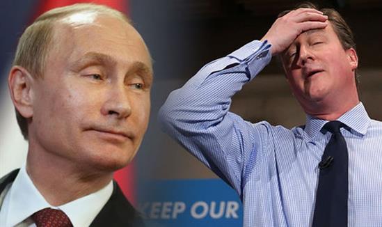 Gần 80% dân Anh muốn ông Putin thay ông David Cameron làm thủ tướng