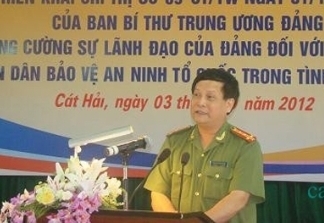 Cách chức Phó Giám đốc Công an Hải Phòng