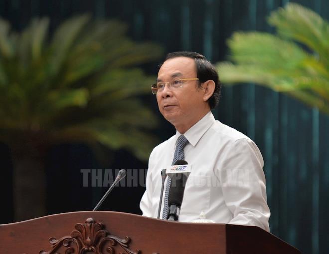Bí thư Nguyễn Văn Nên: Phải lấy việc 'khởi tố vụ lây lan COVID-19' làm gương