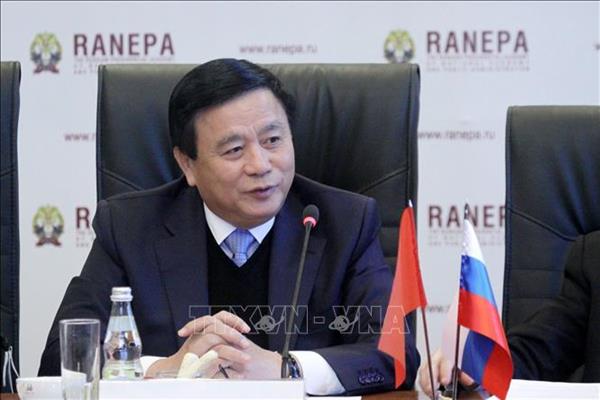 Đoàn đại biểu Học viện Chính trị quốc gia Hồ Chí Minh thăm và làm việc tại Nga