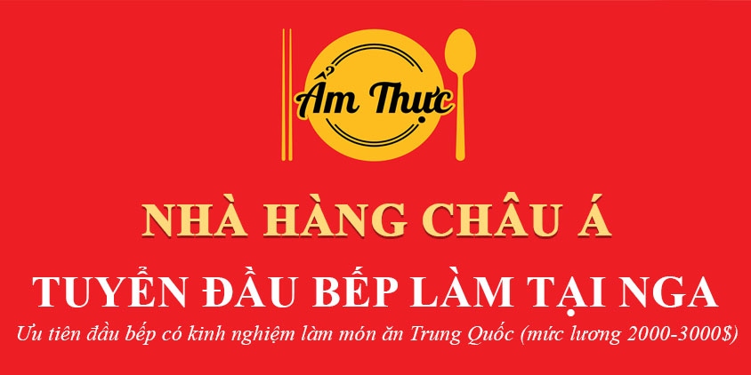 Tuyển đầu bếp trưởng lương cao (từ 2000 USD); thợ cắt tóc, làm nail (lương từ 1000 USD trở lên)