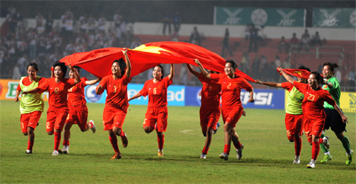 Bóng đá nữ Việt Nam vào bán kết ASIAD 17