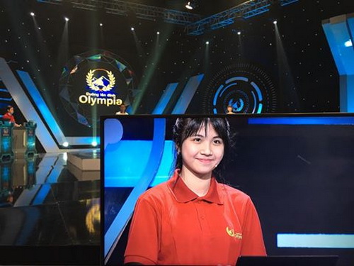 Nữ sinh xinh đẹp làm 'náo loạn' Đường lên đỉnh Olympia là ai?