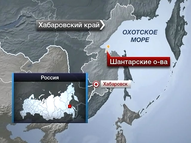 Шантарские острова карта