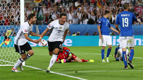Đức 1-1 Italia (luân lưu 6-5): Thiên thanh dừng bước trên chấm trắng