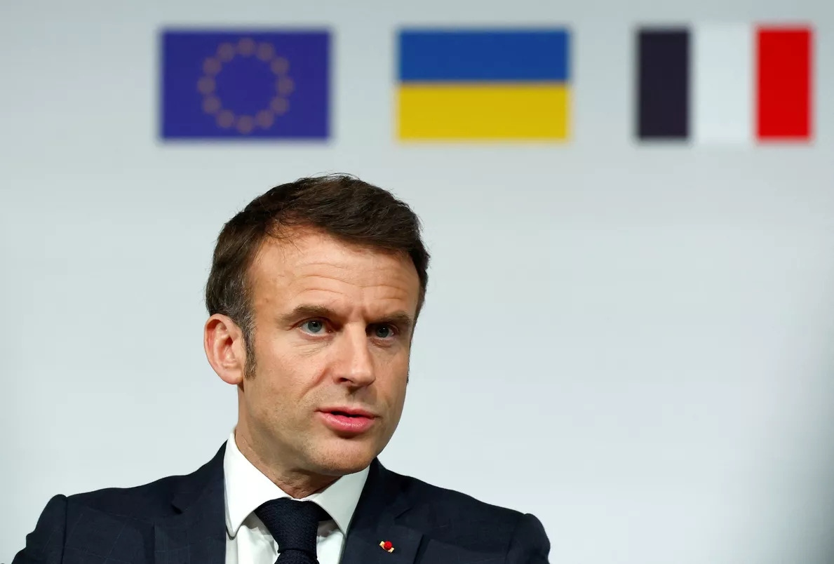 Tổng thống Pháp Macron lần đầu đề cập khả năng phương Tây đưa quân vào Ukraine