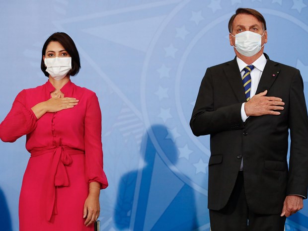 Đệ nhất phu nhân Brazil dương tính với virus SARS-CoV-2