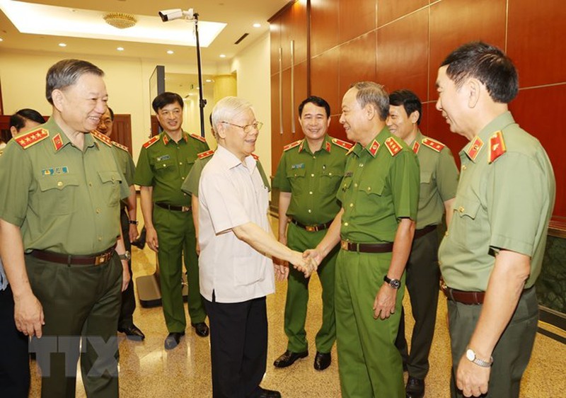 Tổng Bí thư, Chủ tịch nước làm việc với Đảng ủy Công an TW
