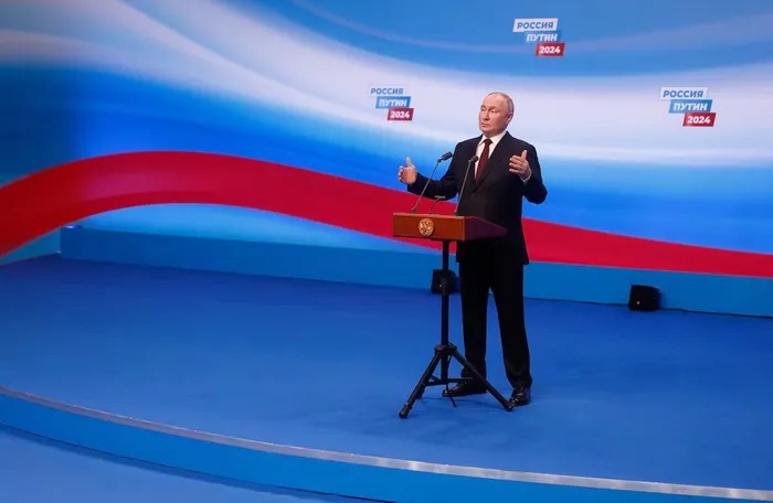 Ông Putin giành chiến thắng áp đảo trong cuộc bầu cử tổng thống Nga
