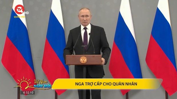 Nga trợ cấp 195.000 rúp/ tháng cho quân nhân được động viên