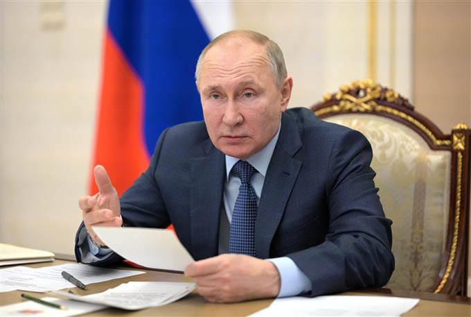 Ông Putin cáo buộc phương Tây hậu thuẫn quân sự Ukraine đe dọa Nga