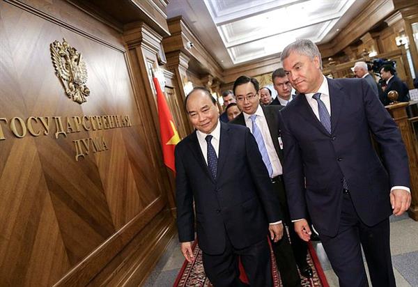 Ông Volodin đề xuất ưu tiên thảo luận về việc bãi bỏ thị thực với Việt Nam