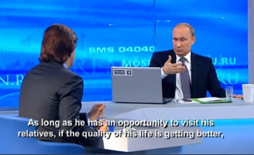 Tổng thống Putin đối thoại: Phương Tây phải tôn trọng Nga