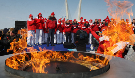 Thanh thiếu niên khu vực Primorye chào mừng ngày hội các nước châu Á Thái Bình Dương