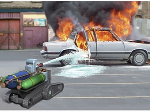 Nga trang bị robot cứu hỏa cho các đơn vị chữa cháy