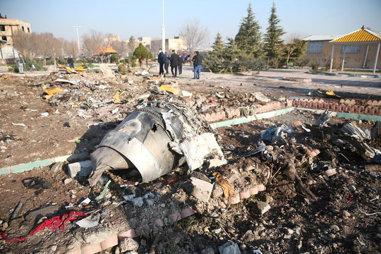 Công bố nguyên nhân máy bay Ukraine rơi ở Iran