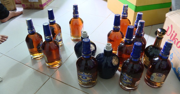 Phá cơ sở sản xuất rượu XO, Chivas giả