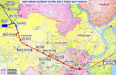 Di dời gần 800 hộ dân để xây metro số 2