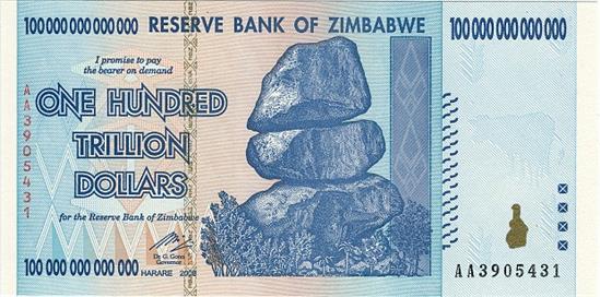 Zimbabwe đổi 175 triệu tỷ đôla nội tệ lấy 5 USD