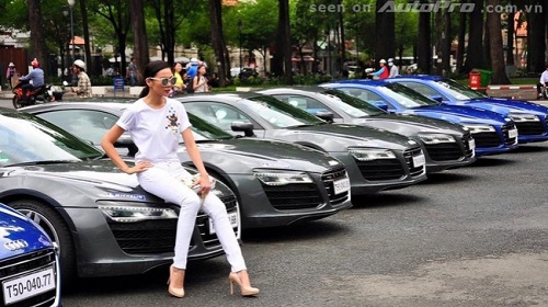 38 chiếc Audi xuất hiện ở Phú Quốc