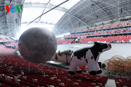 Hé lộ hình ảnh đầu tiên về lễ khai mạc SEA Games 28