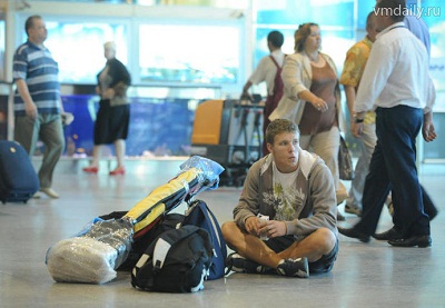 6000 va-li nằm lại sân bay Sheremetyevo vì hệ thống xử lý hành lý bị hỏng